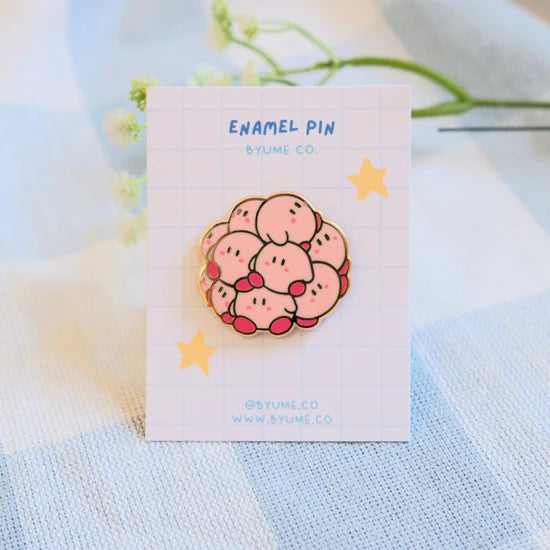 Kirby Ball Enamel Pin