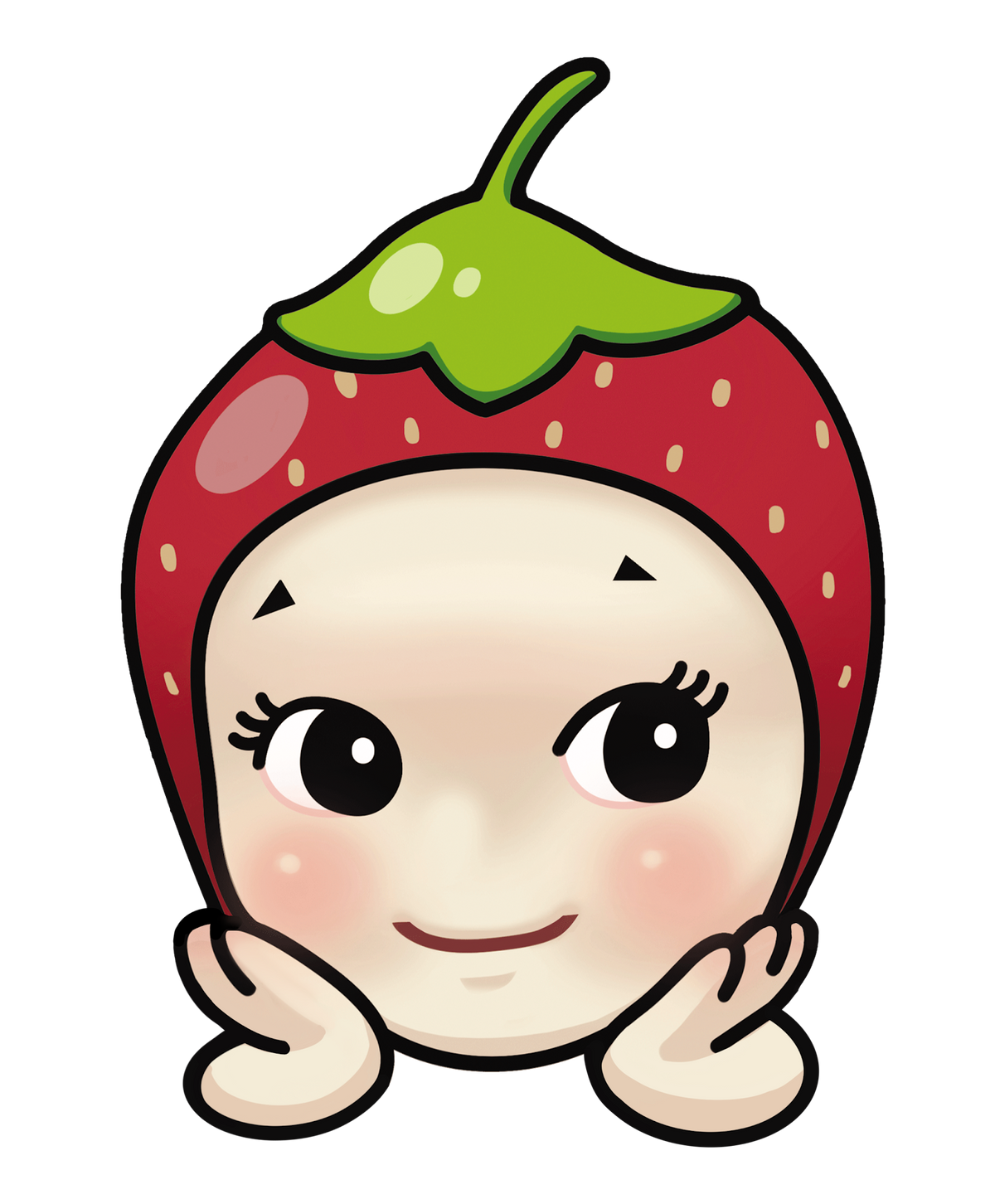 strawberry sonny angel sticker