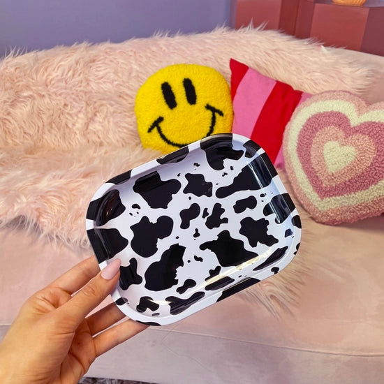 Cow Print Tray