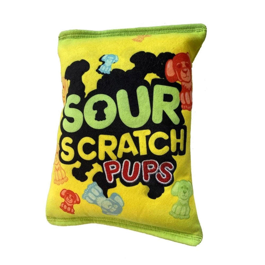 Sour Scratch Pups Dog Toy