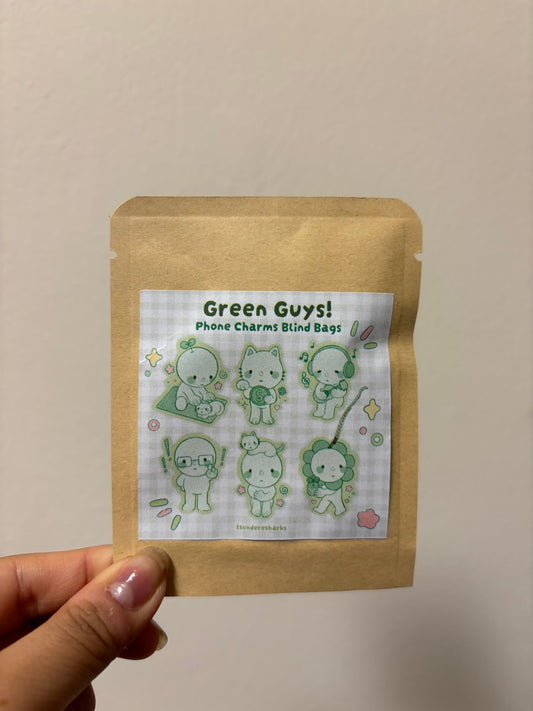 Green Guys Blind Bag Phone Charms