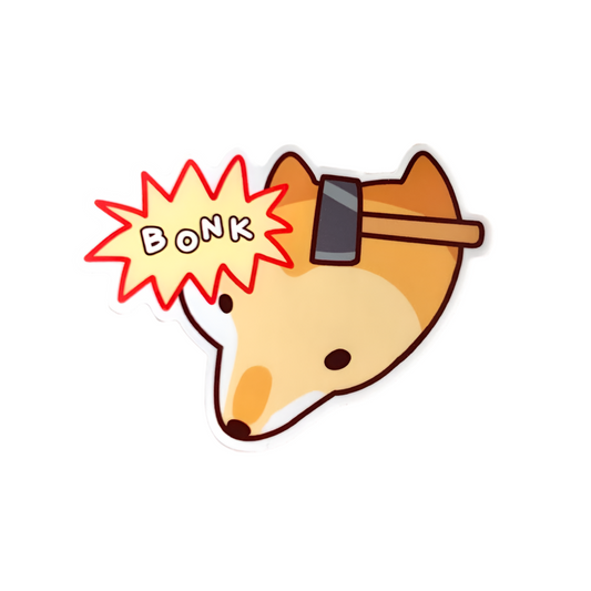 Bunhiry Bonk Hammer Sticker
