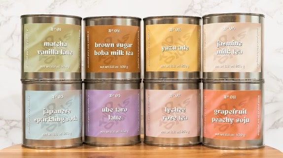 No. 02 Brown Sugar Boba Milk Tea (8 oz)