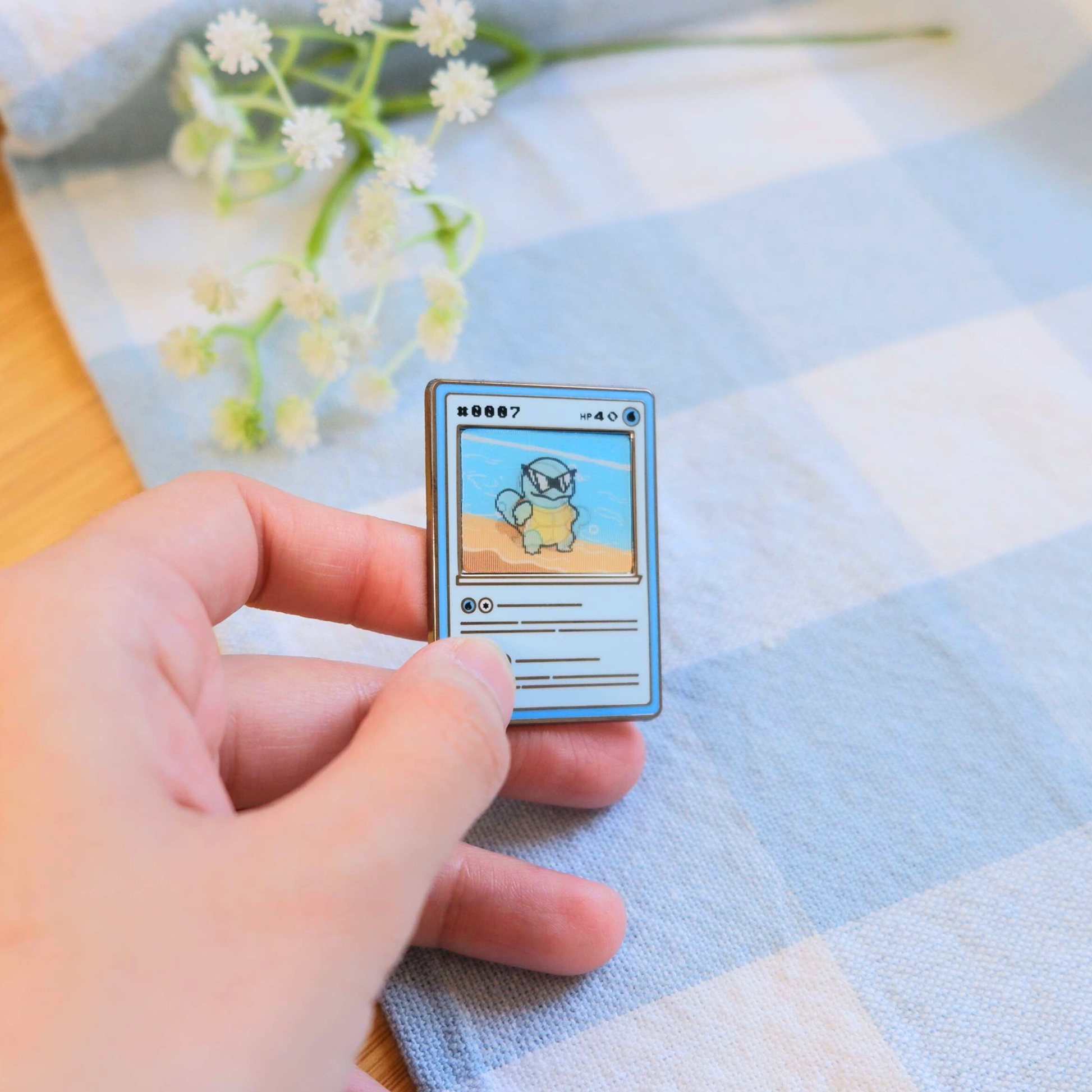 Ditto-quirtle Lenticular Enamel Pin