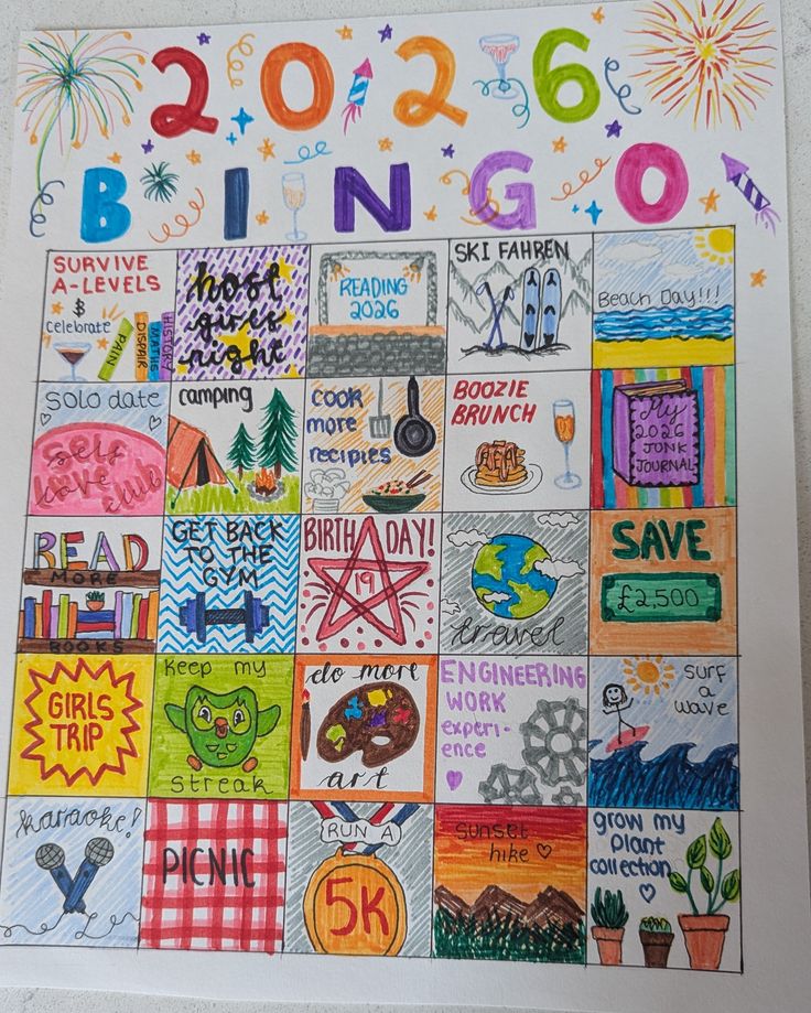1/15 2026 BINGO CARD WORKSHOP