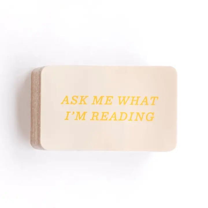 Ask Me What I'm Reading Sticker