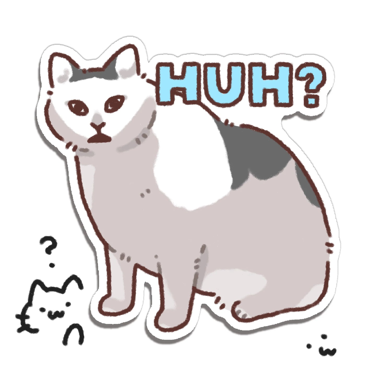 Huh? Cat Sticker