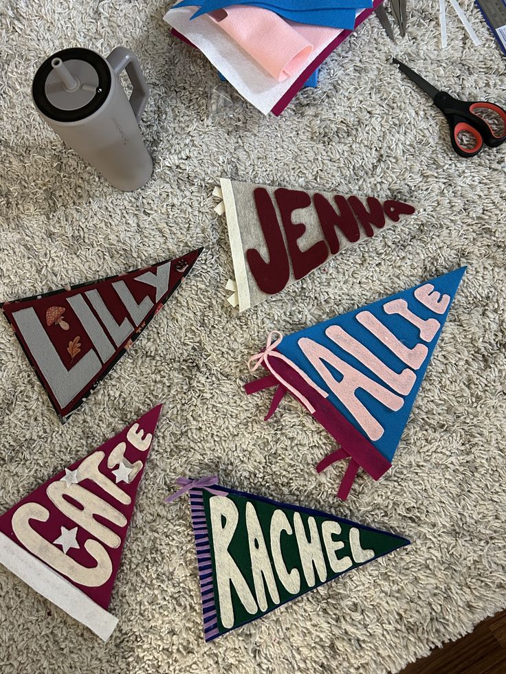 8/25 Felt Pennant Workshop
