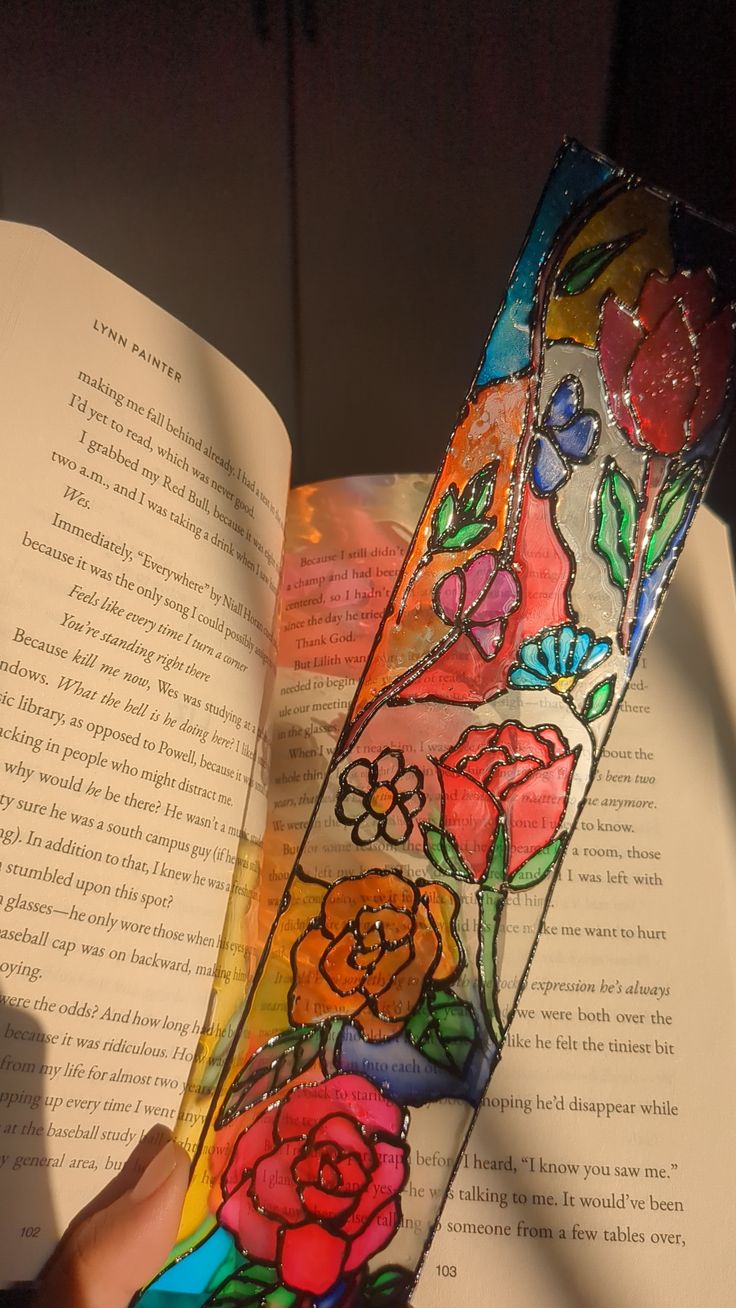 3/9  STAINED GLASS INSPIRED BOOKMARK WORKSHOP