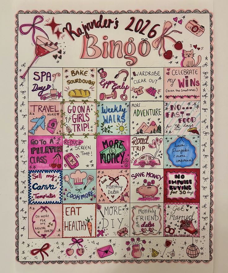 1/15 2026 BINGO CARD WORKSHOP