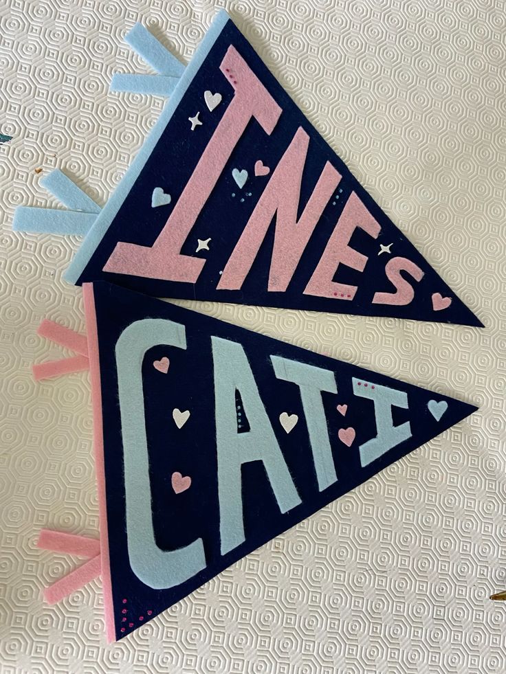 8/25 Felt Pennant Workshop