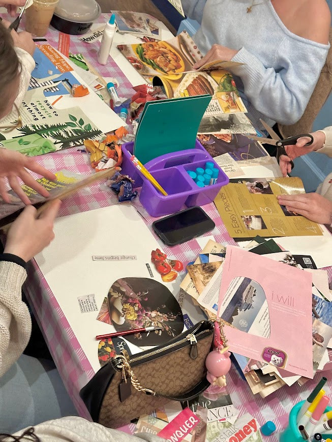 8/24 VISION BOARD COLLAGE WORKSHOP