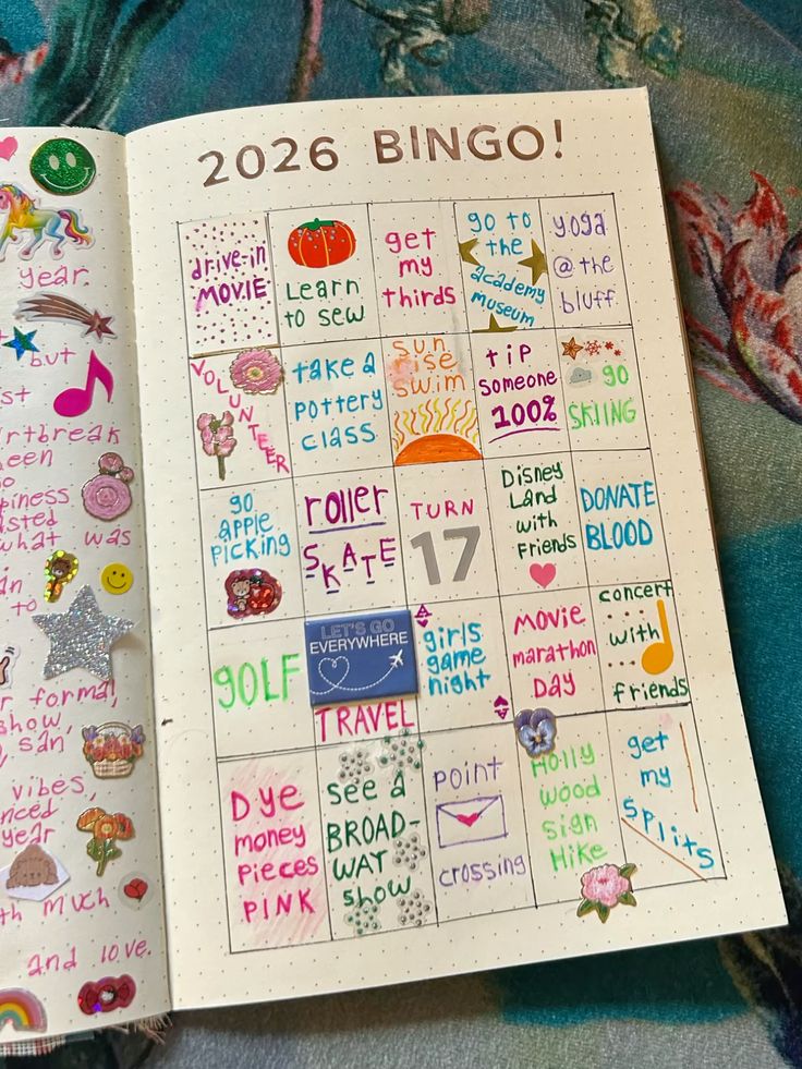1/15 2026 BINGO CARD WORKSHOP