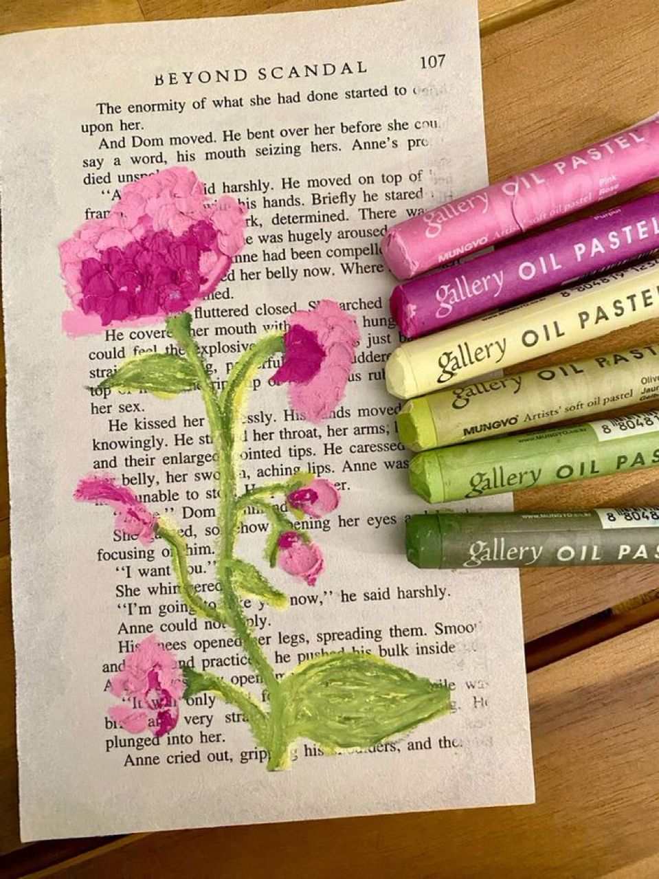 5/17 OIL PASTEL ART WORKSHOP