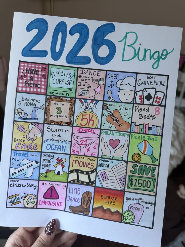 1/15 2026 BINGO CARD WORKSHOP