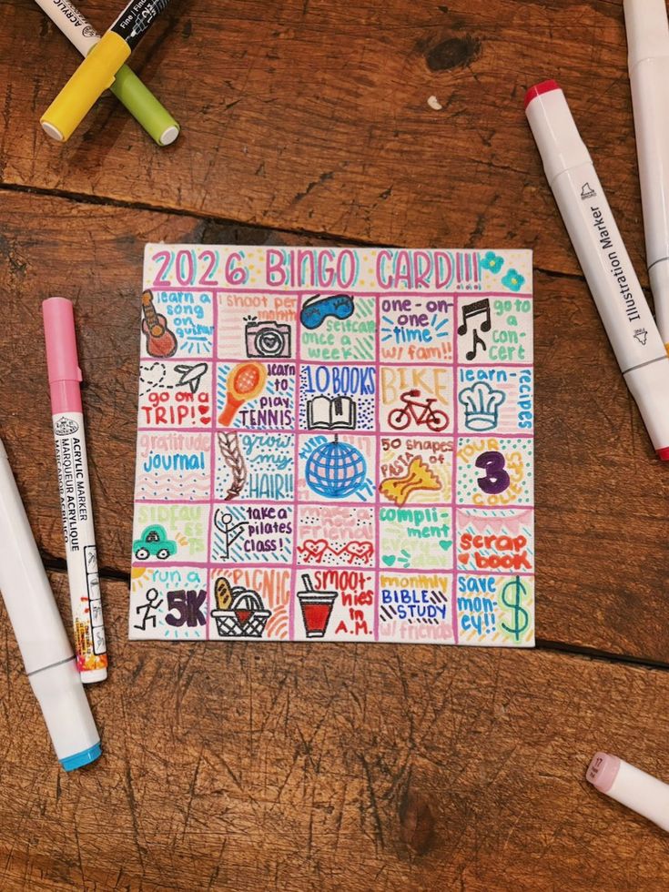 1/15 2026 BINGO CARD WORKSHOP