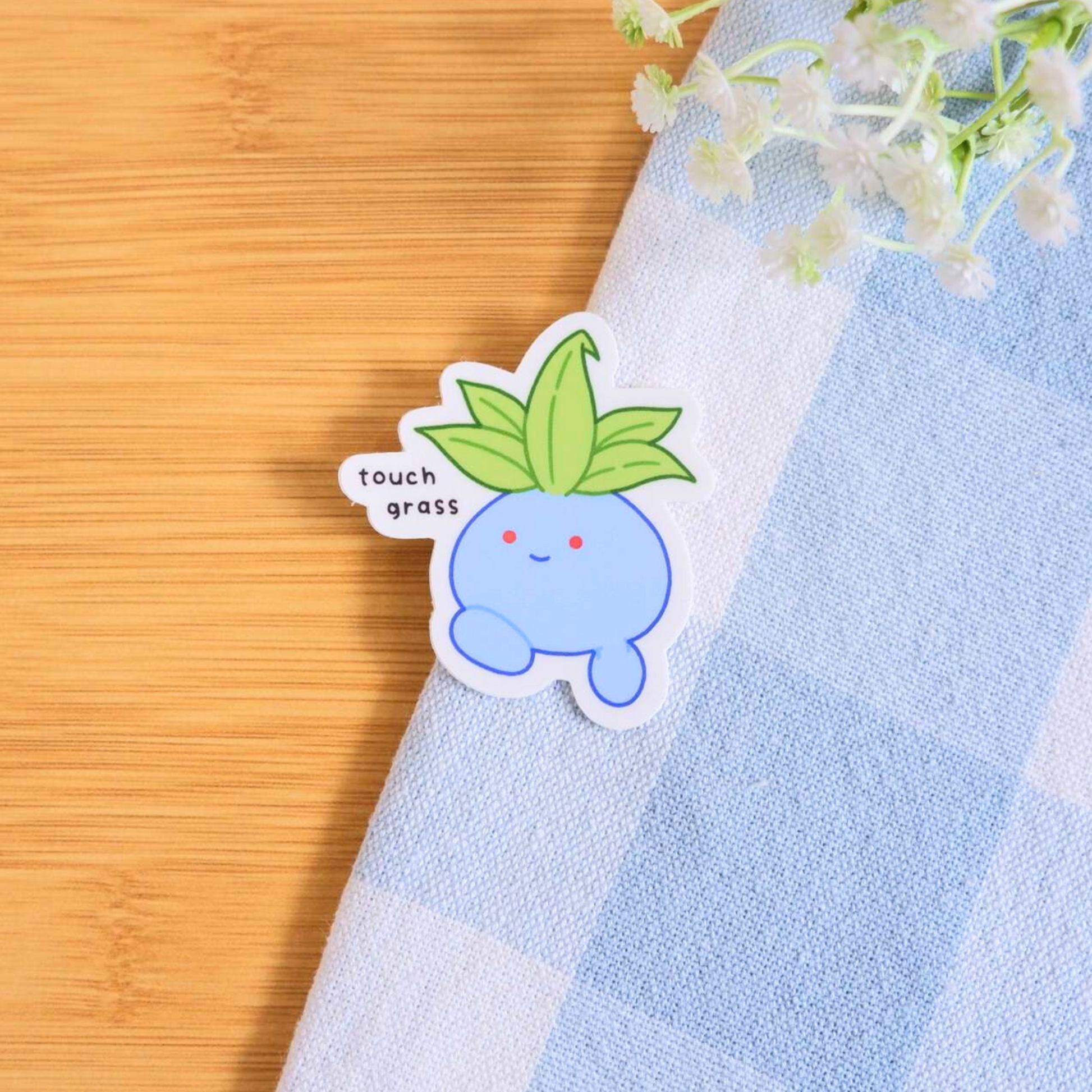 Touch Grass Sticker