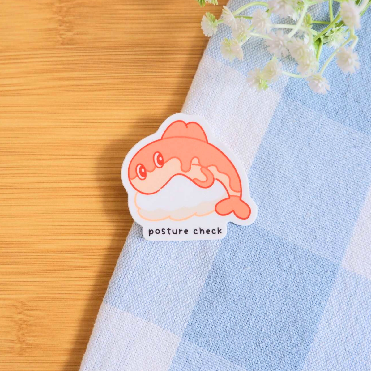 Posture Check Sticker