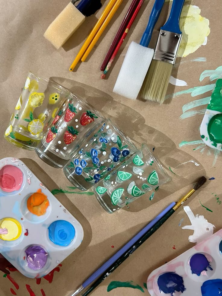 9/8 PAINTING SHOT GLASSES WORKSHOP