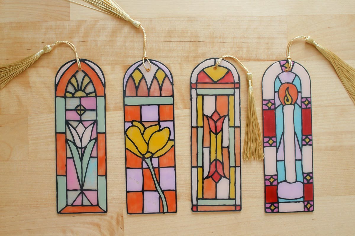 3/9  STAINED GLASS INSPIRED BOOKMARK WORKSHOP