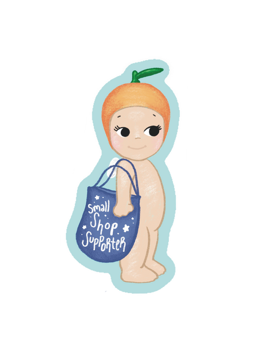 Angel Baby Small Shop Supporter Sticker