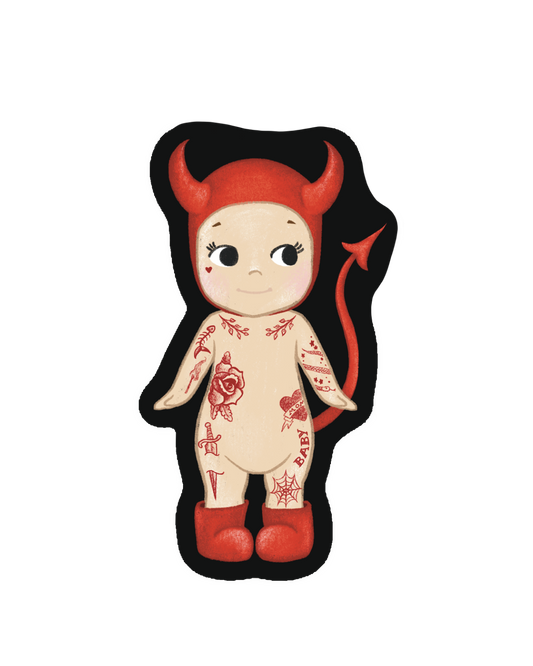 Angel Devil Baby Sticker