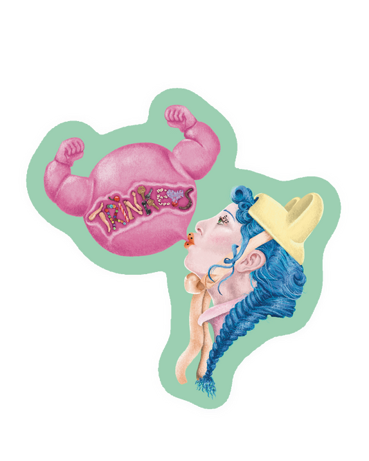 Ashnikko Portrait Sticker