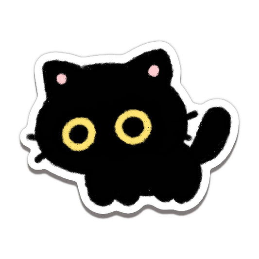 Bunhiry Black Cat Sticker