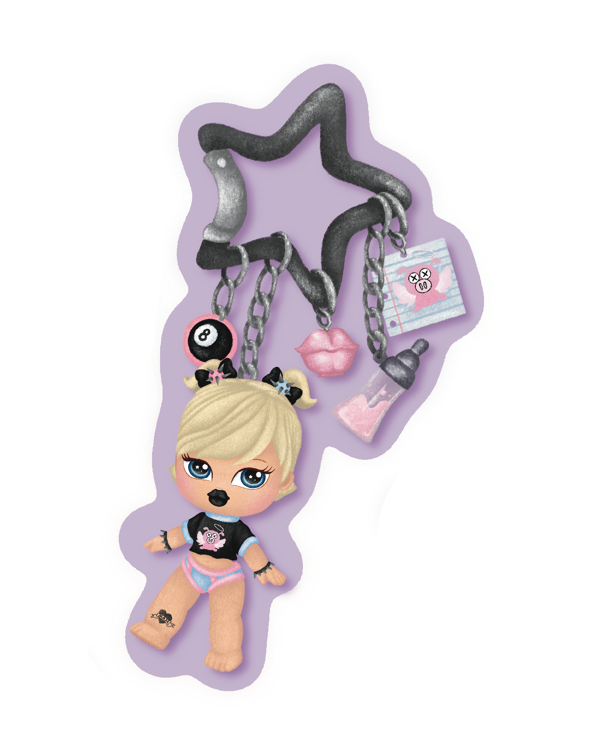 BRATEE GIRLS: CLOEE Sticker