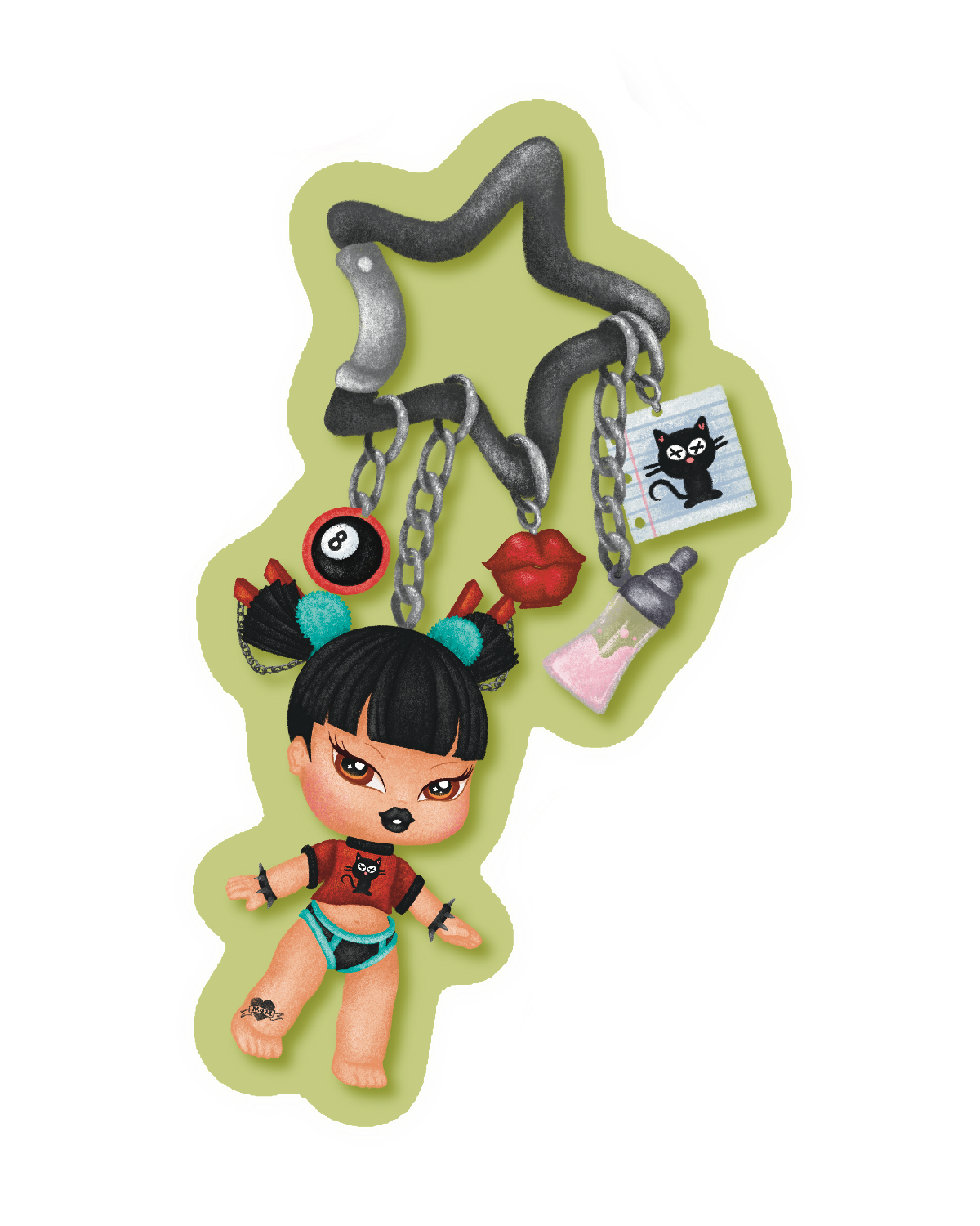 BRATEE GIRLS: JADEE Sticker