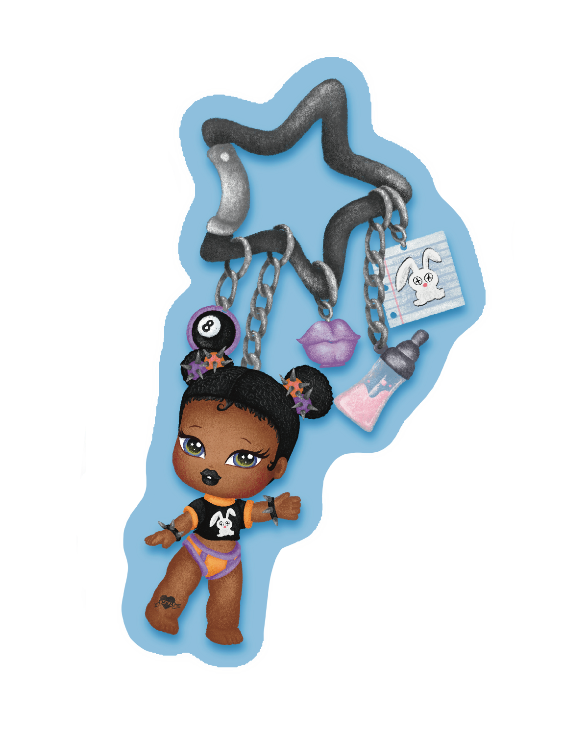 BRATEE GIRLS: SASHEE Sticker