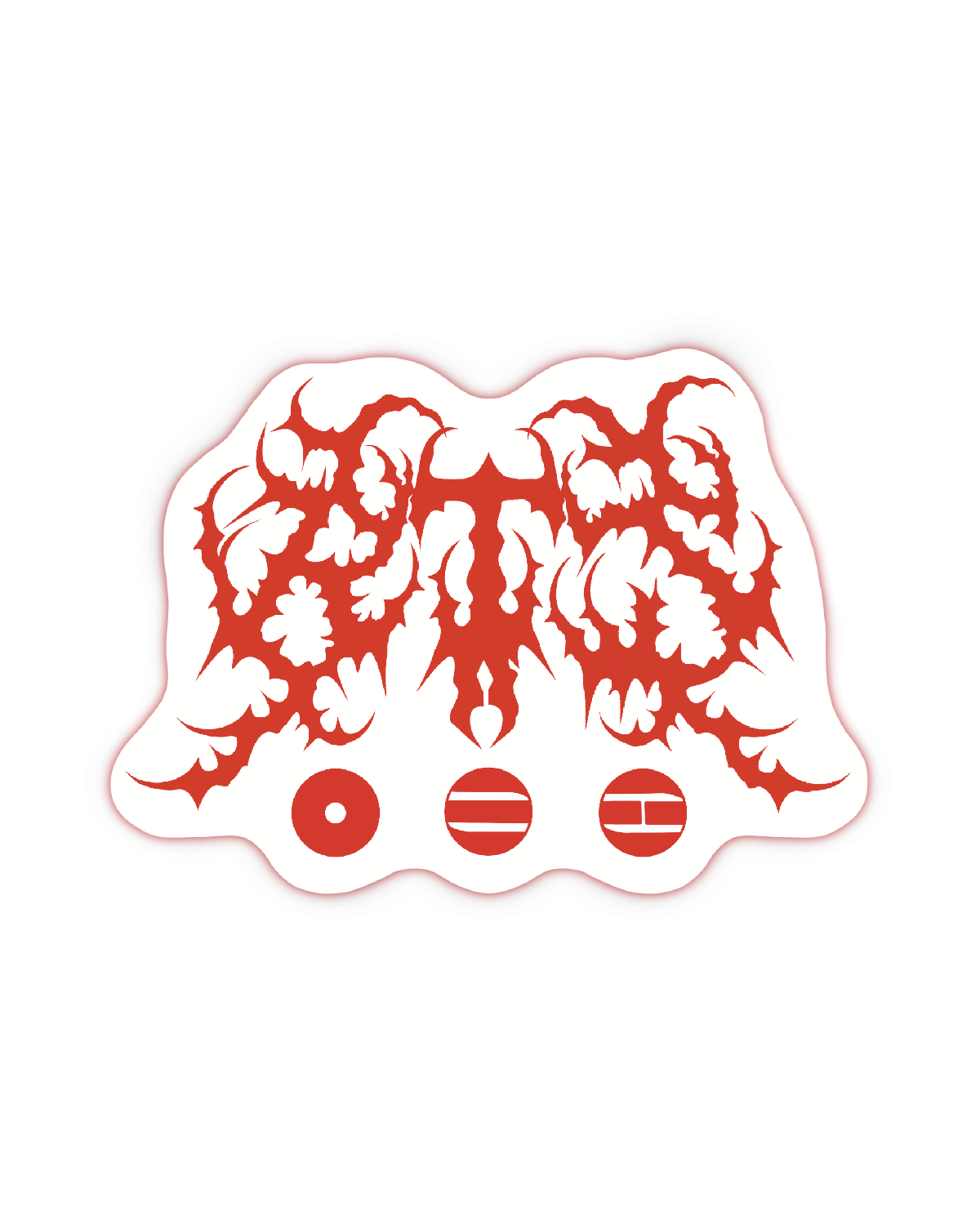 BTS Metal Font Sticker