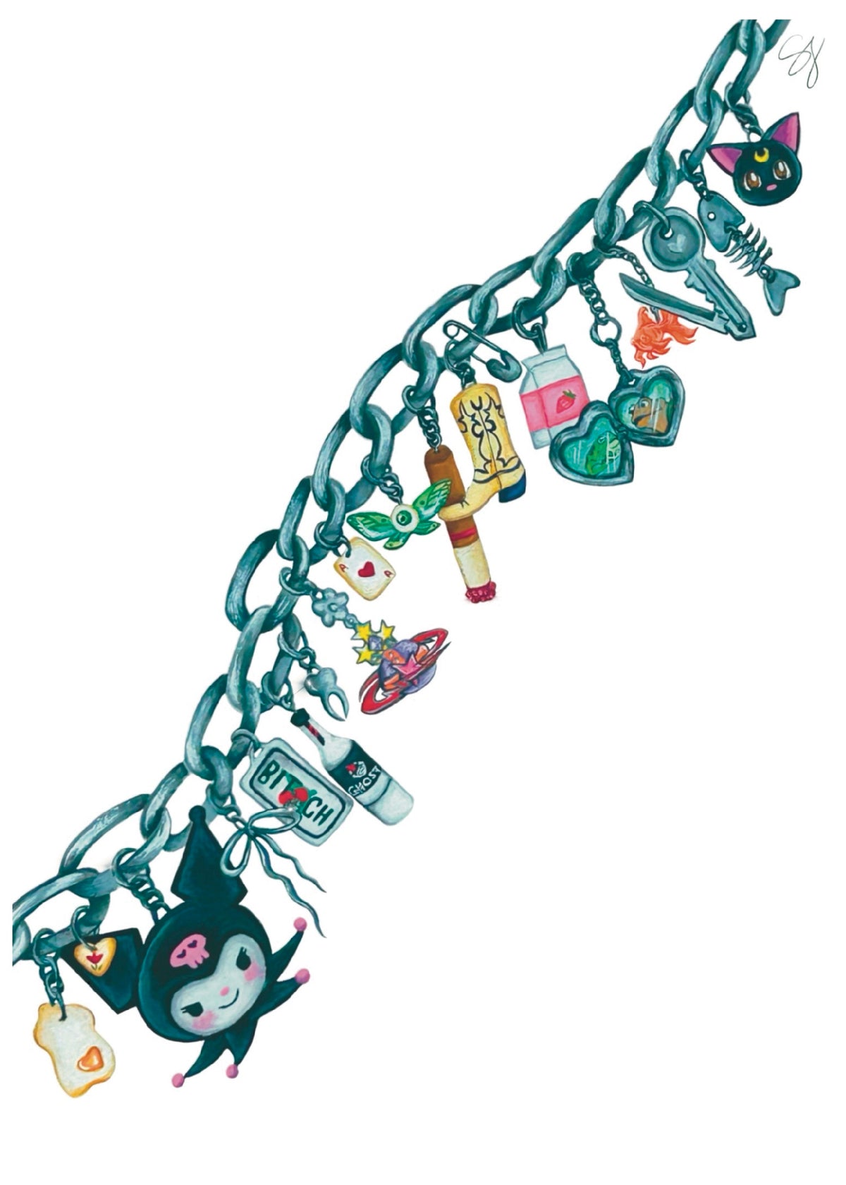 Charms 5x7 Art Print