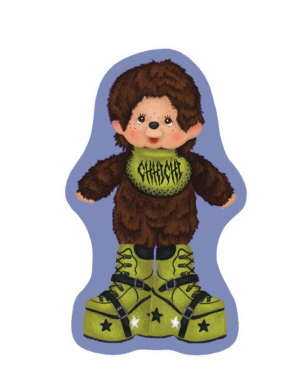 Chii Big Boots Sticker