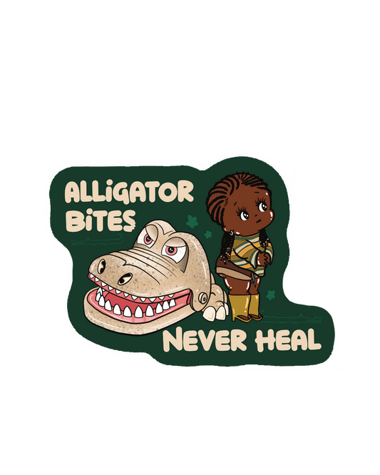 Doechii Gator Bites Kewpie Sticker
