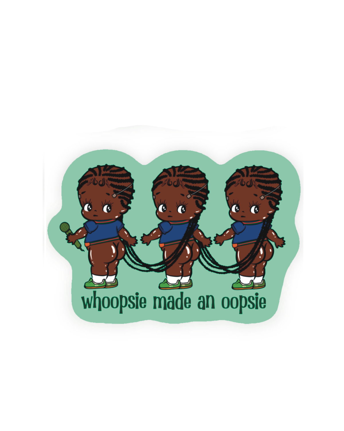 Doechii Whoopsie Kewpie Sticker