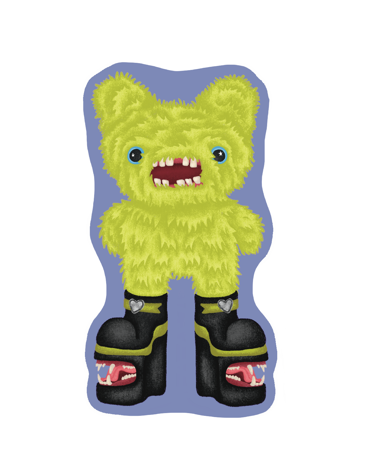 Fugglee Big Boots Sticker