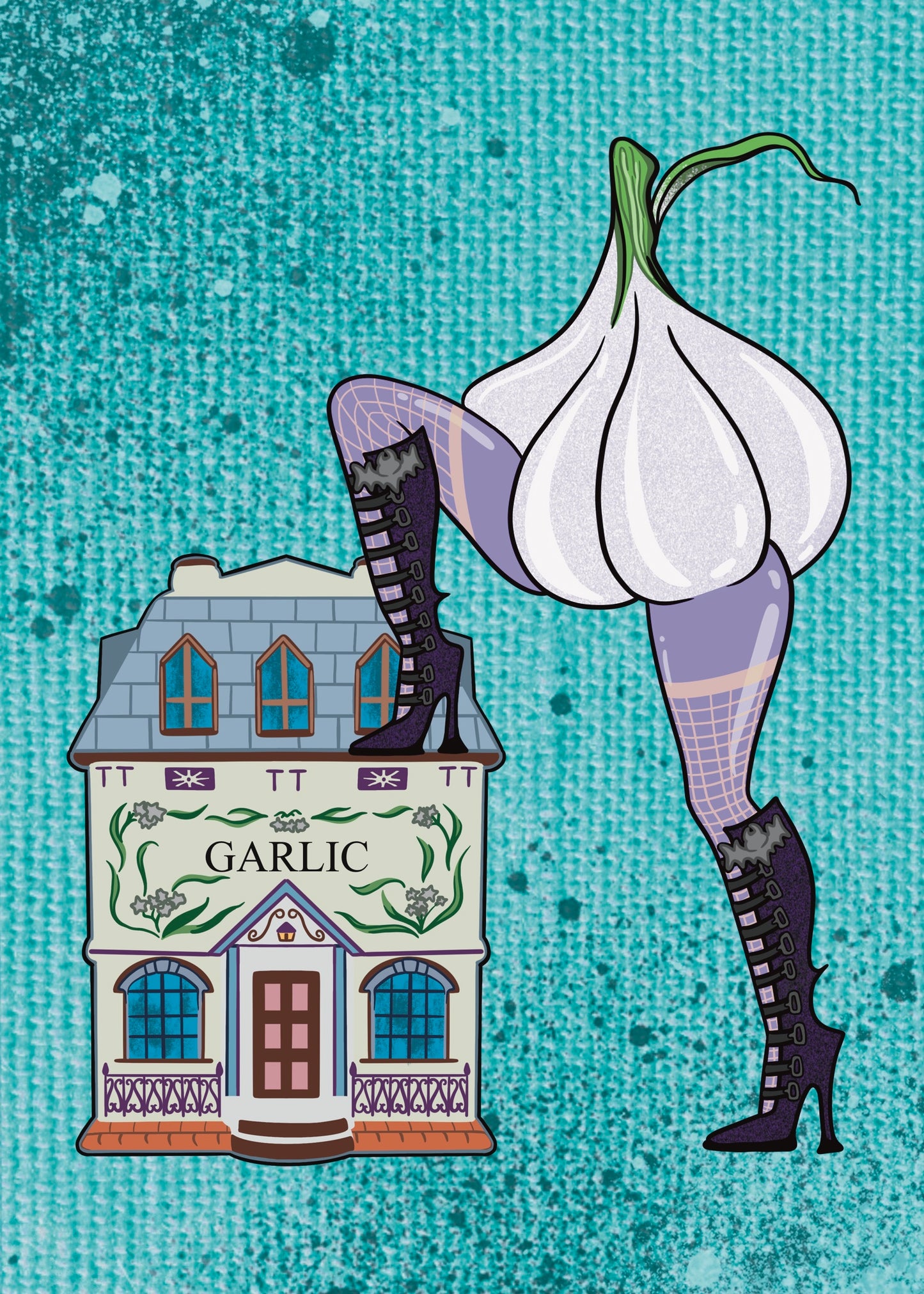 Garlic 5x7 Art Print