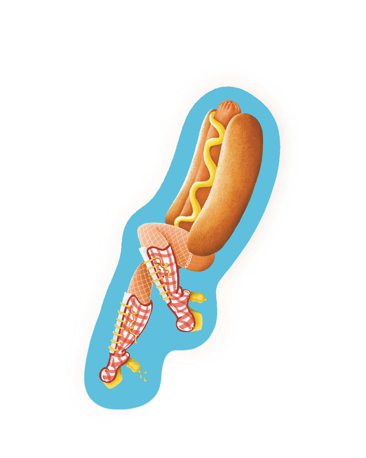 Hot Dog Sticker