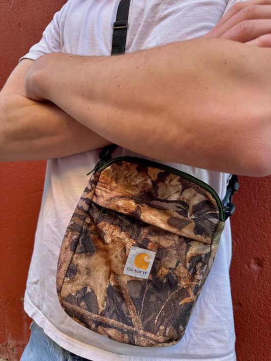 Oval Leaf Camo Crossbody Bag