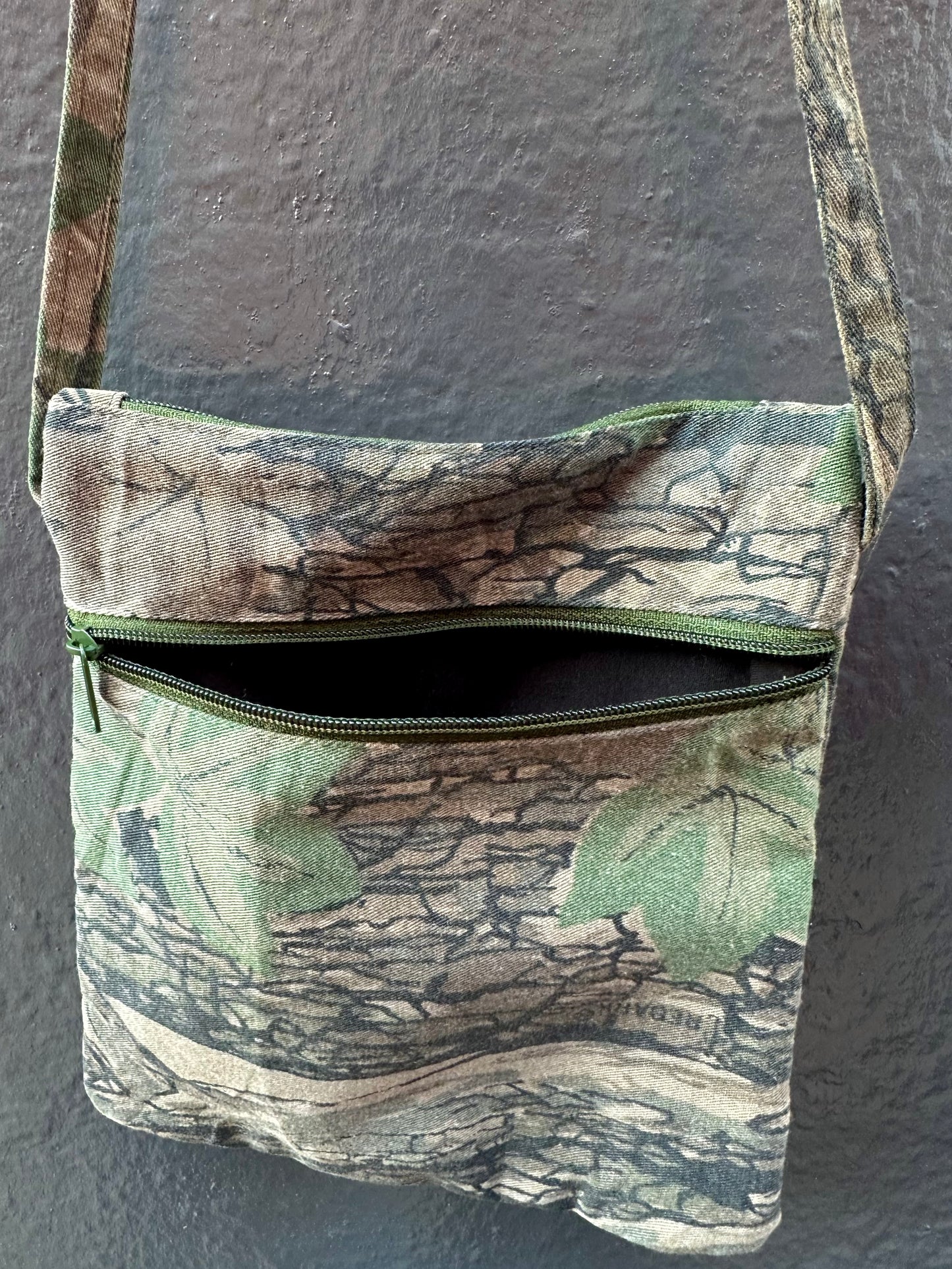 Leaf Camo Crossbody Bag