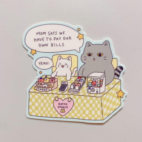 KATCO cats sticker
