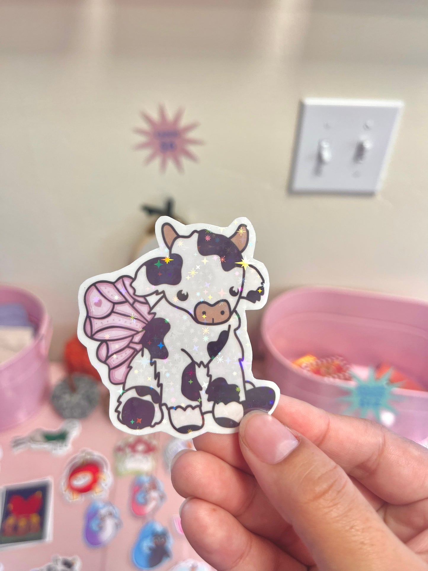 Fairy Cow Sticker