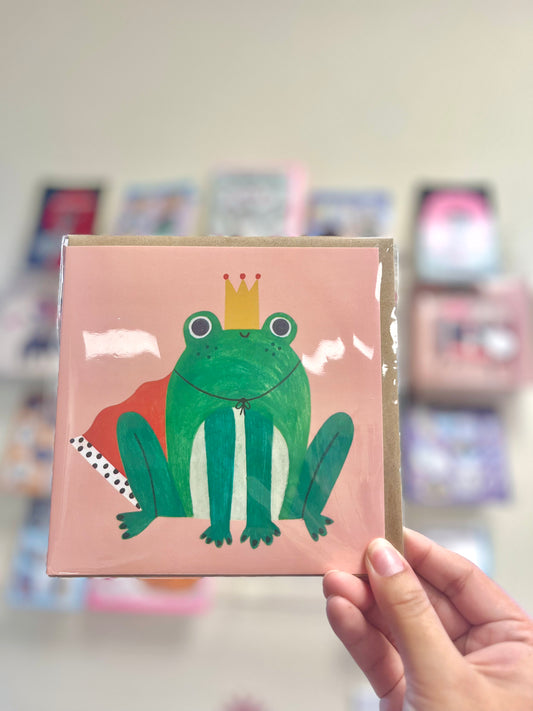 Frog King Card