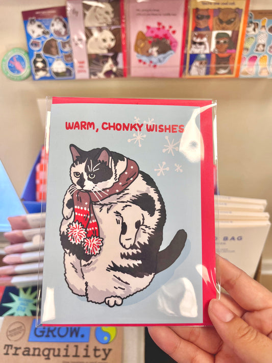Warm Chonky Wishes Card