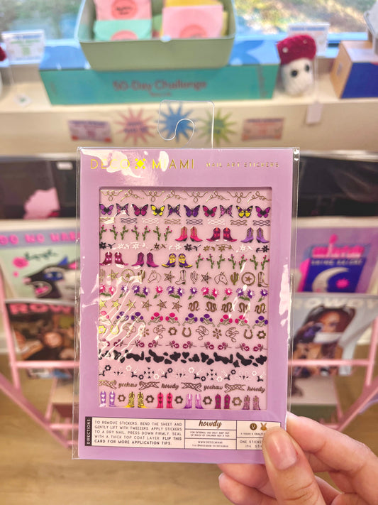 Howdy Nail Stickers