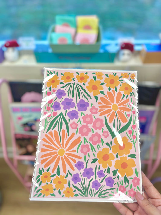 Colorful Flower Print