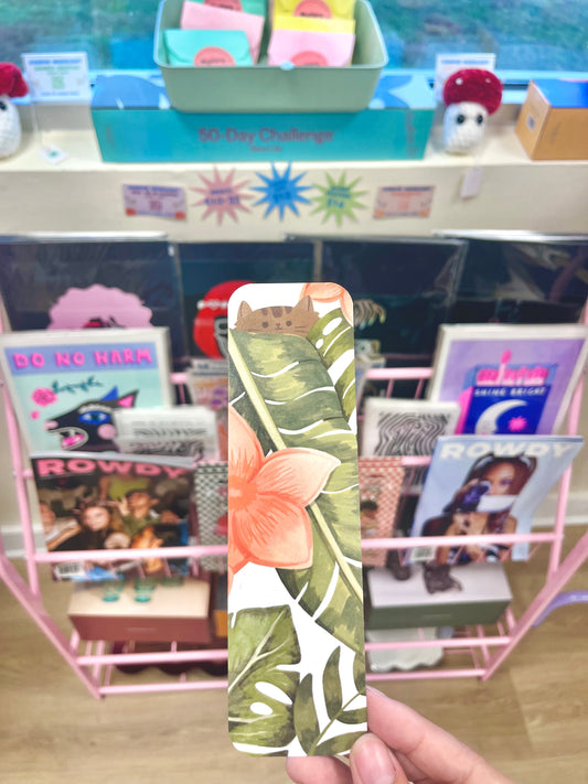 Tropical Cat Bookmark