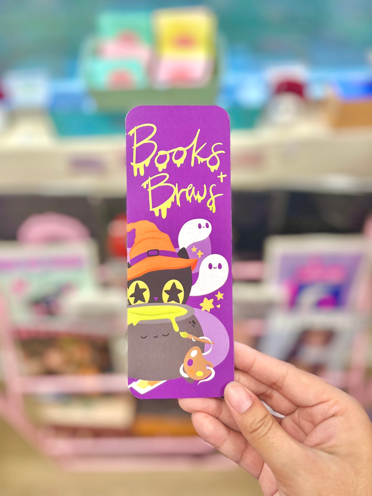 Books + Brews Bookmark
