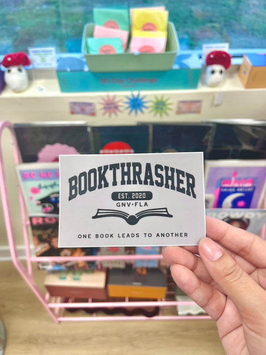 Grey Bookthrasher Sticker